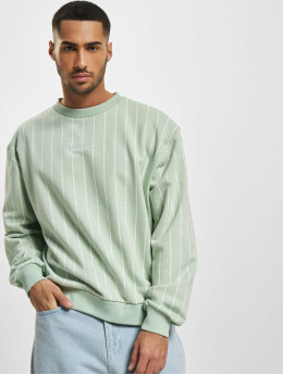 Karl Kani Trøjer Small Signature Pinstripe Crew grøn