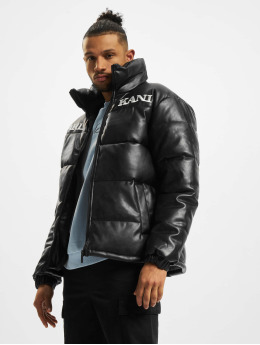 Karl Kani Veste matelassée Retro Fake Leather noir