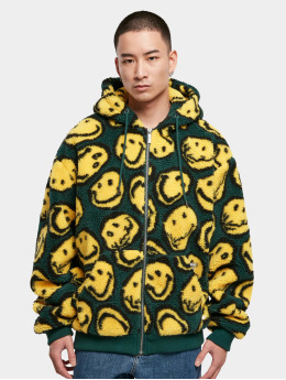 Karl Kani Zip Hoodie Kk Signature Smiley Teddy OS Full zelená