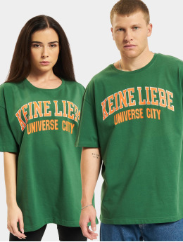Keine Liebe T-Shirty Universe City zielony