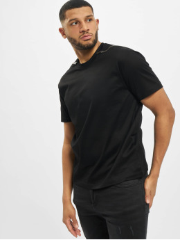 Les Hommes T-skjorter Zip  svart