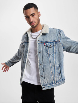 Levi's® Jeansjacken Type 3 Sherpa grün