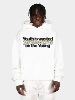 Lost Youth Hoodie Wasted  white