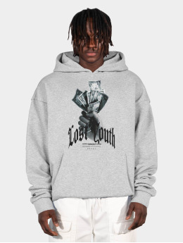 Lost Youth Hoody Money V.1 grijs