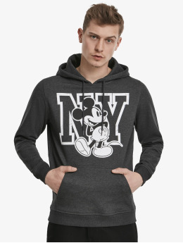 Merchcode Bluzy z kapturem Mickey NY  szary