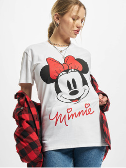 Merchcode T-Shirt Ladies Minnie Mouse  blanc