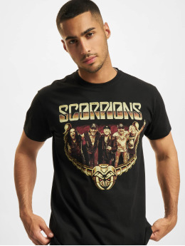Merchcode t-shirt Scorpions zwart