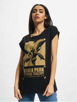 Merchcode T-skjorter Ladies Linkin Park Anniversary Motive svart