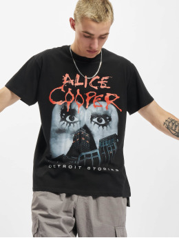 Merchcode T-skjorter Alice Cooper Detroit Stories svart
