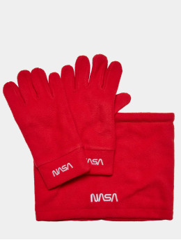 Mister Tee Glove Nasa Fleece Set  red