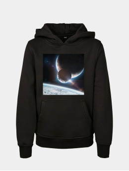 Mister Tee Hoodie Planet Picture black