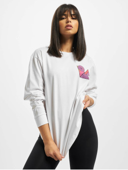 Mister Tee Longsleeve Ladies Abstract Colour white