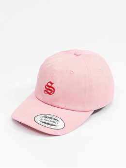 Mister Tee snapback cap Letter S Low Profile pink