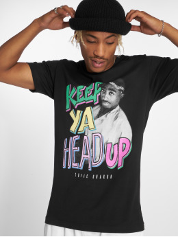 Mister Tee T-Shirt Tupac Keep Ya Head Up schwarz