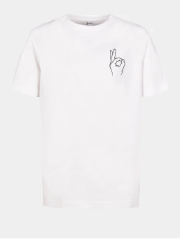 Mister Tee T-Shirt Kids Easy Sign weiß