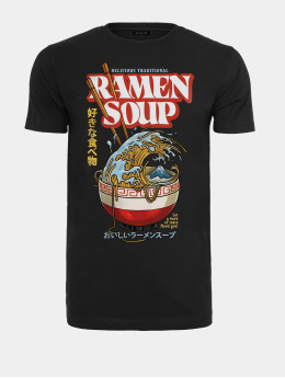 Mister Tee t-shirt Ramen Soup zwart