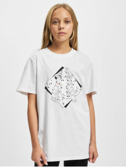 Mister Tee T-shirts 101 Dalmatiner Couple hvid