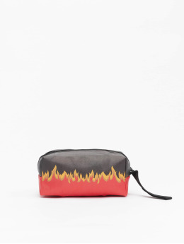 Mister Tee Tasche Flame Print Cosmetic Pouch schwarz