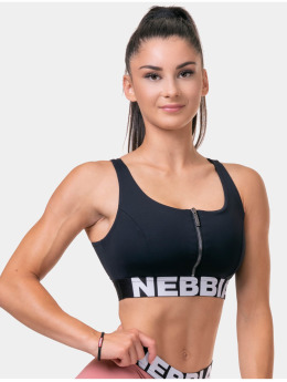 Nebbia Top Smart Zip Front Sports  black