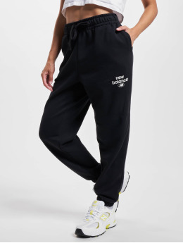 New Balance Spodnie do joggingu Essentials Graphic Fleece New czarny