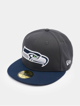New Era Casquette Fitted NFL Seattle Seahawks OTC 59Fifty  gris