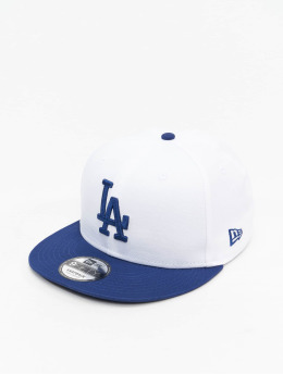 New Era Casquette Snapback & Strapback Mlb Los Angeles Dodgers White Crown Patches 9fifty blanc