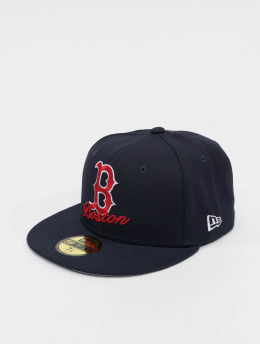 New Era Fitted Cap MLB 59Fifty Duallogo 12418 Boston Red Sox blå