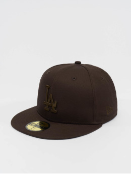 New Era Fitted Cap MLB Los Angeles Dodgers League Essential 59Fifty  hnědý