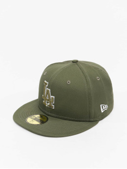 New Era Fitted Cap Mlb Los Angeles Dodgers Team Outline 59fifty  olive