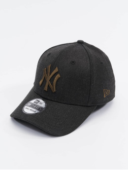 New Era Flexfitted Cap MLB New York Yankees Heather Crown 39Thirty zwart