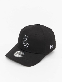 New Era Flexfitted Cap Mlb Chicago White Sox Team Outline 39hirty  zwart
