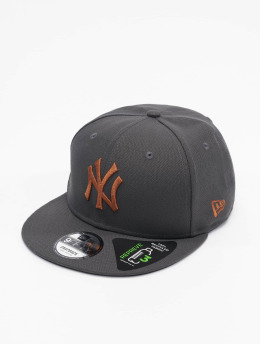 New Era Gorra plana MLB New York Yankees League Essential 9Fifty gris