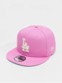 New Era Gorra Snapback Pastel Patch 9 Fifty Los Angeles Dodgers rosa