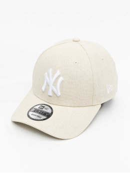 New Era Snapback Cap Linen 9 Forty New York Yankees beige