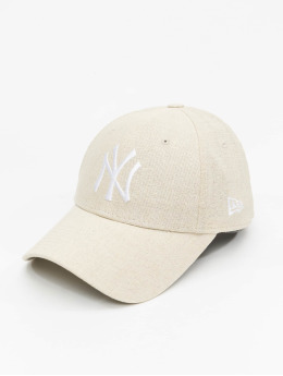 New Era Snapback Caps New Era Linen 9 Forty New York Yankees beige