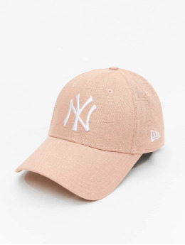 New Era Snapback Caps New Era Linen 9 Forty New York Yankees pink