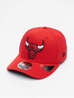 New Era Snapback Caps NBA Chicago Bulls Team Colour 9Fifty Stretch punainen