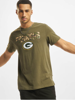 New Era T-shirt NFL Green Bay Packers Camo Wordmark oliv