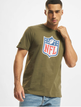 New Era T-Shirt NFL Generic Logo Camo Wordmark olive
