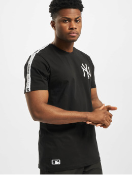 New Era T-Shirt MLB NY Yankees Sleeve Taping schwarz
