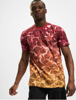 New Era T-Shirt New Era NBA Chicago Bulls Team Color Water Print weiß
