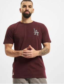 New Era T-shirts MLB Los Angeles Dodgers Left Chest Back Body Infill  rød