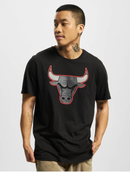 New Era T-Shirty NBA Outline Logo czarny