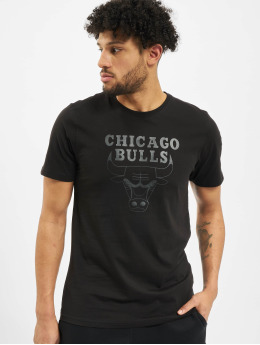 New Era Trika NBA Chicgo Bulls Team Logo čern