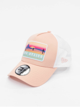 New Era Trucker Caps Location 9Forty AF pink