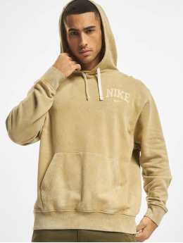 Nike Bluzy z kapturem Arch Fleece Ft  bezowy