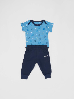 Nike Dresy Sportball Bodysuit Pant Set niebieski