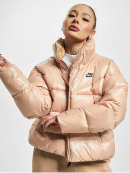 Nike Kurtki zimowe City Daunen bezowy