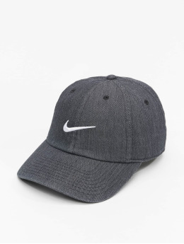 Nike snapback cap Swoosh Denim  zwart