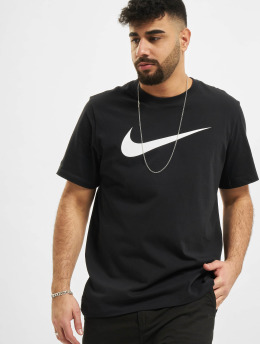 Nike T-paidat Swoosh  musta